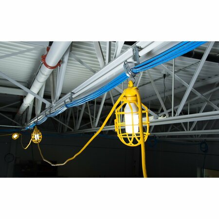 GARDNER BENDER BERGEN Temporary Stringer Light, 12 W, 5-Lamp, LED Lamp, Yellow Light, 50 ft L GL50143STK